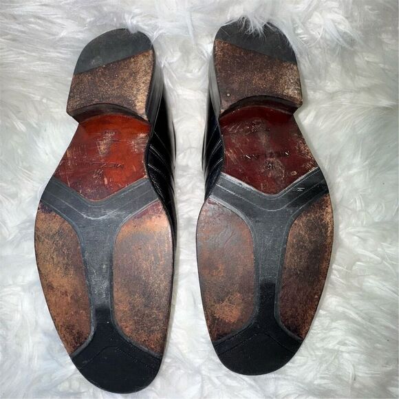 Mezlan McQueen Style Black Leather‎ Loafers Men’s 11.5 Made in Spain Slip-On main image 13